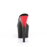 Gennemsigtig 18 cm ADORE-701BR h�jh�lede mules - pole dance mules