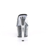 Gennemsigtig 18 cm ADORE-701CG h�jh�lede mules - pole dance mules