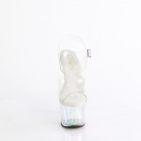 Gennemsigtig 18 cm ADORE-708HT Farverige plateau h�jh�lede sandaler kvinder