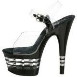 Gennemsigtig 18 cm ADORE-708LN H�je H�le acryl Plateau
