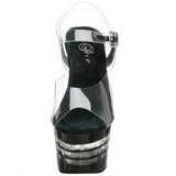 Gennemsigtig 18 cm ADORE-708LN H�je H�le acryl Plateau