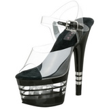 Gennemsigtig 18 cm ADORE-708LN H�je H�le acryl Plateau