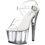Gennemsigtig 18 cm Pleaser ADORE-708LS H�je H�le Plateau