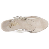 Gennemsigtig 18 cm STARDANCE-708 Strass Plateau H�je H�le