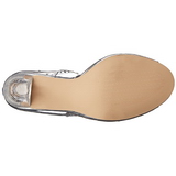 Gennemsigtig Krystal Sten 11,5 cm CLEARLY-430RS h�jh�lede sandaler til kvinder