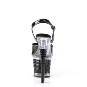 Gennemsigtige sandaler 18 cm SPECTATOR-709 h�jh�lede sandaler plateau