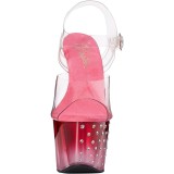 Gennemsigtige sandaler 18 cm STARDUST-708T h�jh�lede sandaler plateau