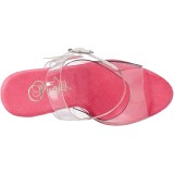 Gennemsigtige sandaler 18 cm STARDUST-708T h�jh�lede sandaler plateau