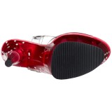 Gennemsigtige sandaler 18 cm STARDUST-708T h�jh�lede sandaler plateau