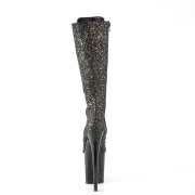 Glitter 20 cm FLAMINGO-2020MG extrem platform boots high heels