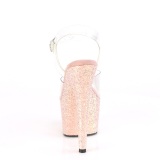 Glitter plateau 18 cm ADORE-708LG-4 h�jh�lede sandaler - pole dance sandaler