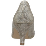 Gold Rhinestone 6,5 cm DORIS-06 High Heeled Evening Pumps Shoes