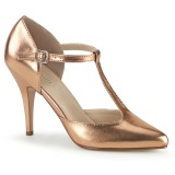 Gold Rose 10 cm VANITY-415 t-strap pumps high heels