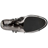 Gr� 18 cm ADORE-1017RSF ankelst�vler til damer med frynser
