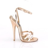 Guld Rosa 15 cm Devious DOMINA-108 højhælede sandaler til kvinder