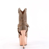 Guld Rose strass sten 18 cm ADORE-1029CHRS western cowboy boots