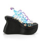 Hologram 11,5 cm Demonia PACE-33 lolita platform sandals