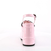Hologram 15 cm DemoniaCult WAVE-09 lolita plateau sandaler med kilehle