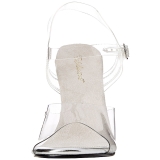 Hvid 11,5 cm FABULICIOUS GALA-08 Fest sandaletter med hje hl