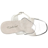 Hvid 11,5 cm FABULICIOUS GALA-08 Fest sandaletter med hje hl
