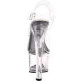 Hvid 18 cm TIPJAR-708-5 stripper sandaler poledance sko