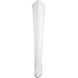 Hvid Lak 13 cm SEDUCE-3010 overknee stvler med hl til Mnd