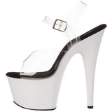 Hvid Neon 18 cm ADORE-708UV H�je H�le Plateau