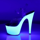 Hvid Neon 18 cm ADORE-708UV H�je H�le Plateau