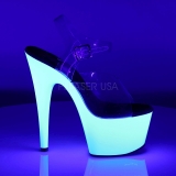 Hvid Neon 18 cm ADORE-708UV H�je H�le Plateau