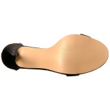 Kunstlæder 13 cm Pleaser AMUSE-10 højhælede sandaler til kvinder