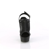 Kunstlder 15 cm DELIGHT-636 pleaser sandaler med plateau