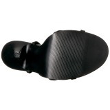 Kunstlder 15 cm Devious DOMINA-108 hjhlede sandaler til kvinder