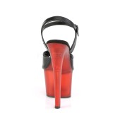 Kunstlæder 18 cm SKY-309T pleaser sandaler med plateau