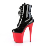 Kunstl�der 20 cm FLAMINGO-1020 pleaser ankelst�vler med plateau