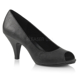 Kunstlæder 7,5 cm BELLE-362 dame pumps sko med åben tå