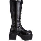 Kunstl�der 9,5 cm RANGER-302 Plateau Gothic St�vler til M�nd