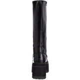 Kunstl�der 9,5 cm RANGER-302 Plateau Gothic St�vler til M�nd