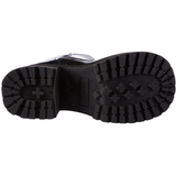 Kunstl�der 9,5 cm RANGER-302 Plateau Gothic St�vler til M�nd