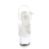 LED pre plateau 18 cm ECHOLITE-708 hjhlede sandaler - pole dance sandaler