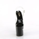 LED p�re plateau 19 cm STAR h�jh�lede sandaler - pole dance high heels