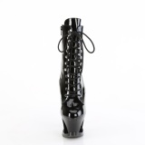 Lak 18 cm MOON-1020SK plateaust�vletter med sn�reb�nd i sort
