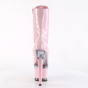 Lak 18 cm SPECTATOR-1040 plateaustvletter med snrebnd i rosa