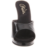 Lakl�der 12 cm FLAIR-401-2 H�je Slip in Sko til M�nd