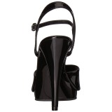 Lakl�der 12 cm FLAIR-409 High Heels Sko til M�nd