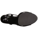 Lakl�der 12 cm FLAIR-409 High Heels Sko til M�nd