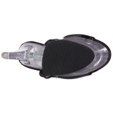 Laklder 18 cm FLASHDANCE-709 stripper sandaler poledance sko LED pre