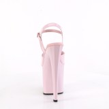 Laklæder 19 cm ENCHANT-709 rosa pleaser højhælede sko platform