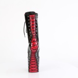 Lakl�der 20 cm CRAZE-1040FH Heelless ankle boots pony heels sorte