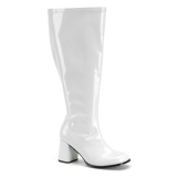 Laklæder 7,5 cm GOGO-300X damestøvler til brede lægge