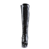Laklæder støvler 16 cm DOMINA-2020 fetish stiletto lakstøvler høje hæle